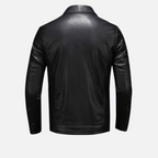 Viranluxe Black Faux Leather Jacket