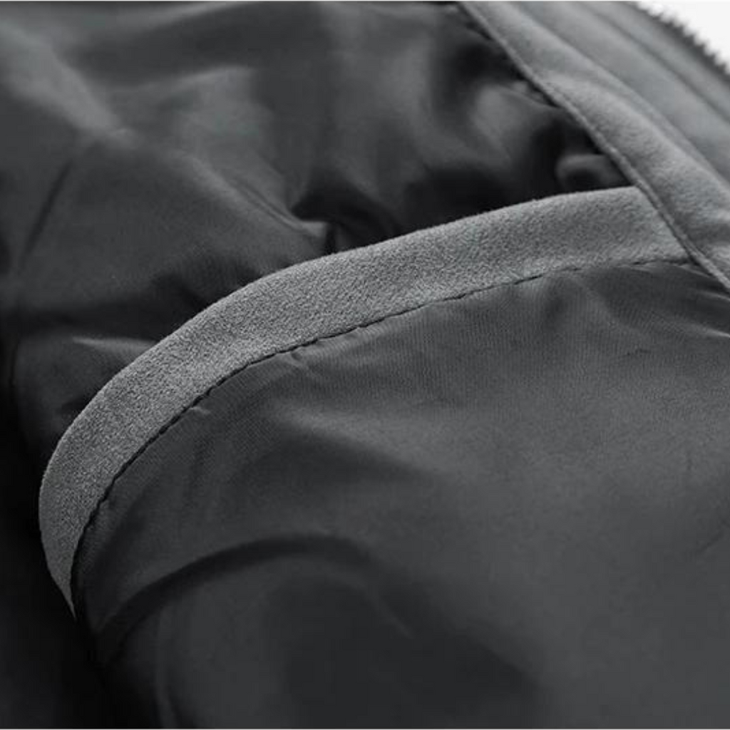 Viranluxe Suede Modern Cargo Jacket