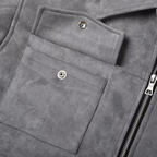 Viranluxe Suede Modern Cargo Jacket