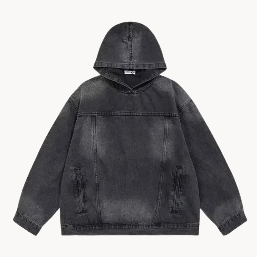 Viranluxe Washed Denim Hoodie