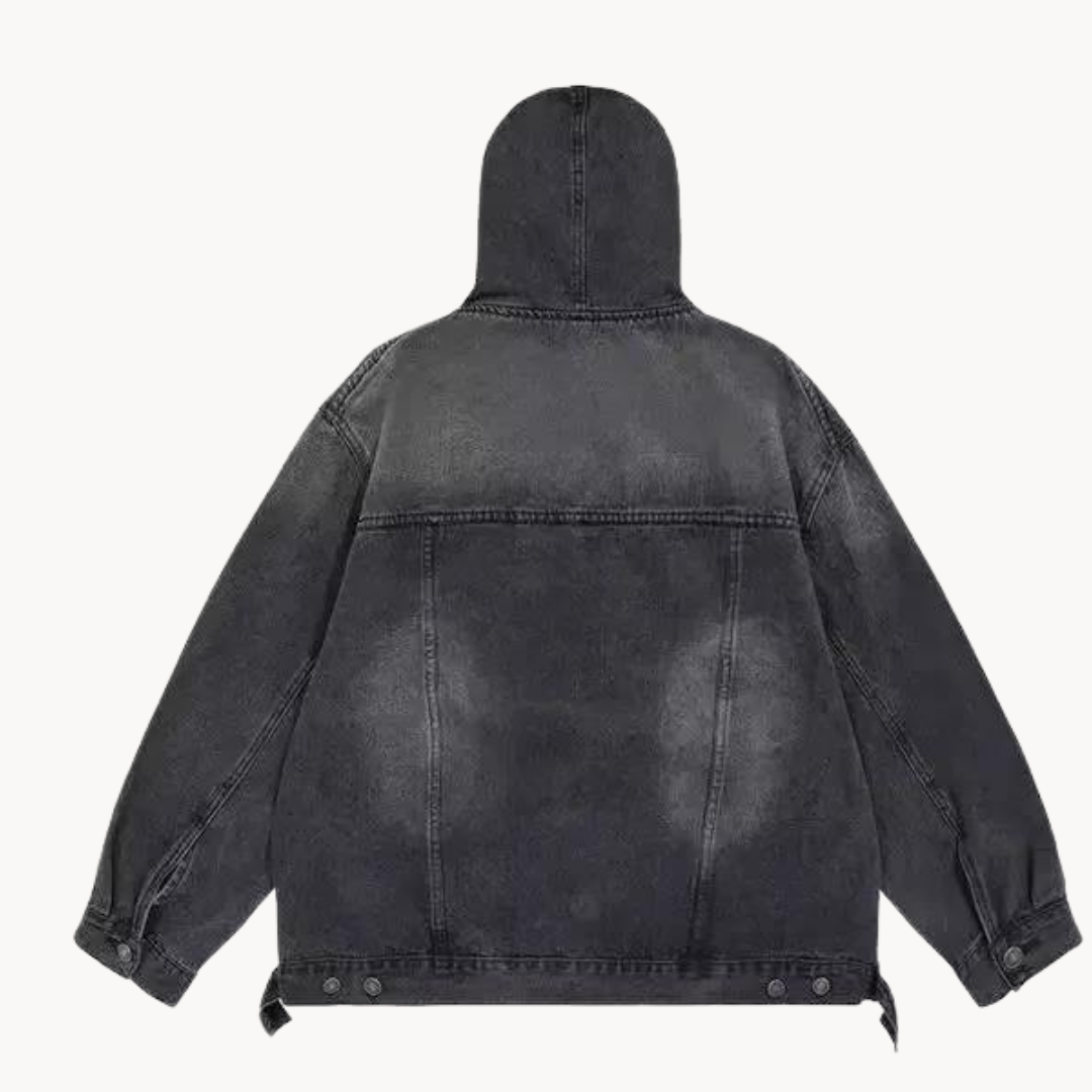 Viranluxe Washed Denim Hoodie