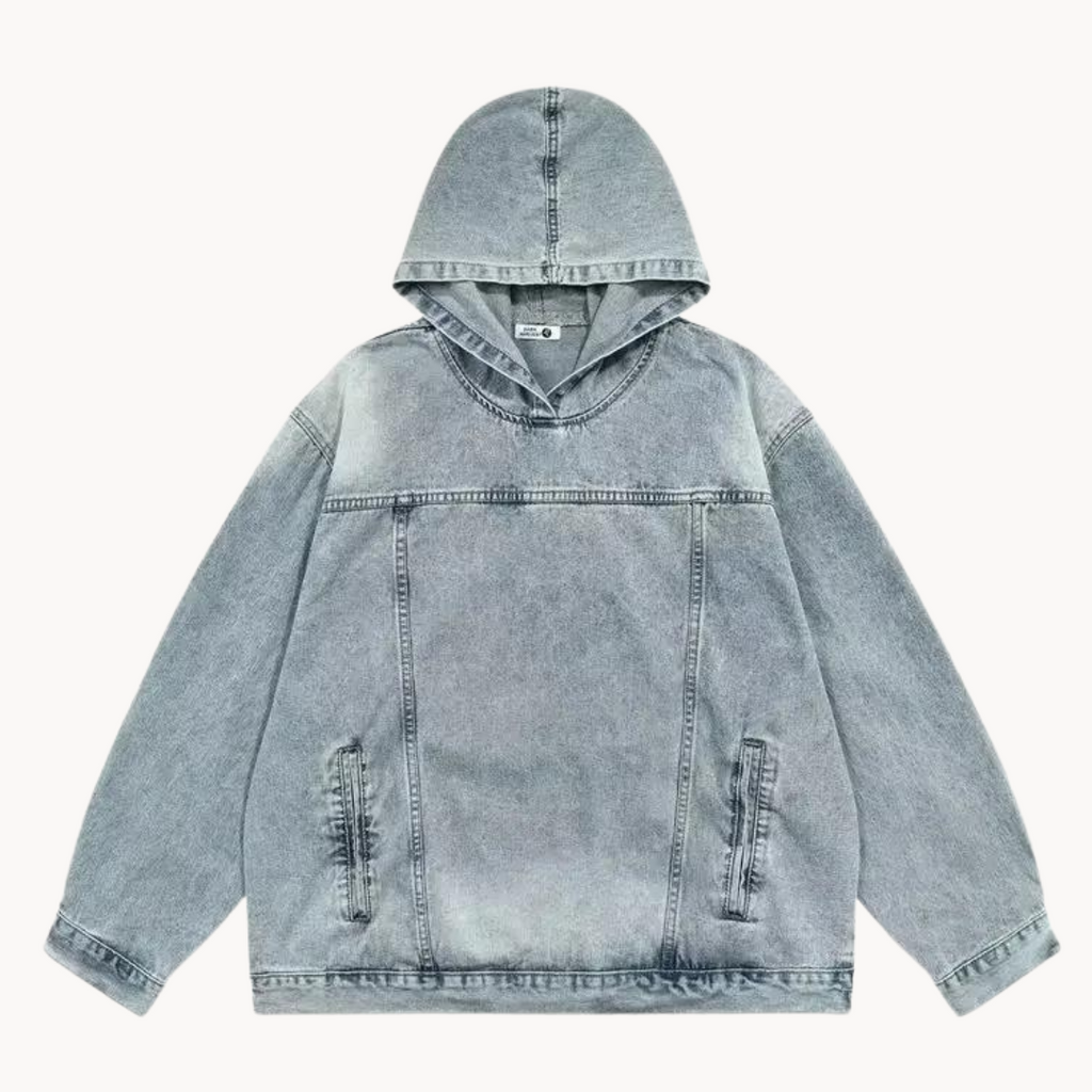 Viranluxe Washed Denim Hoodie