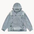 Viranluxe Washed Denim Hoodie