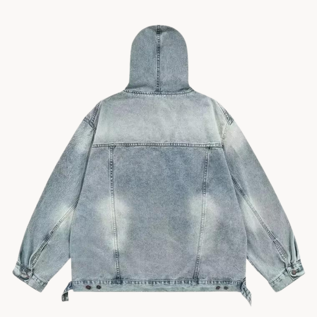 Viranluxe Washed Denim Hoodie