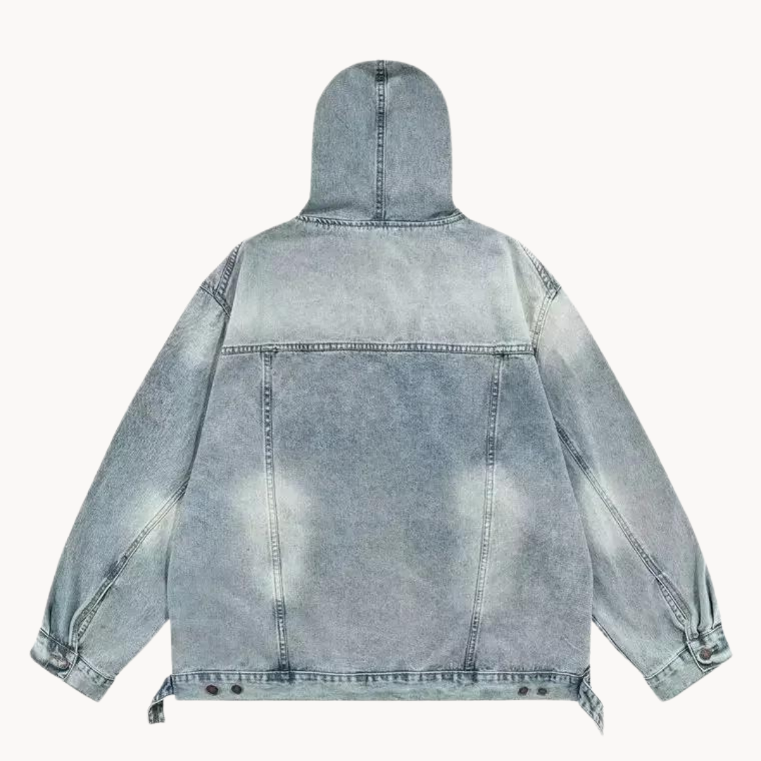Viranluxe Washed Denim Hoodie