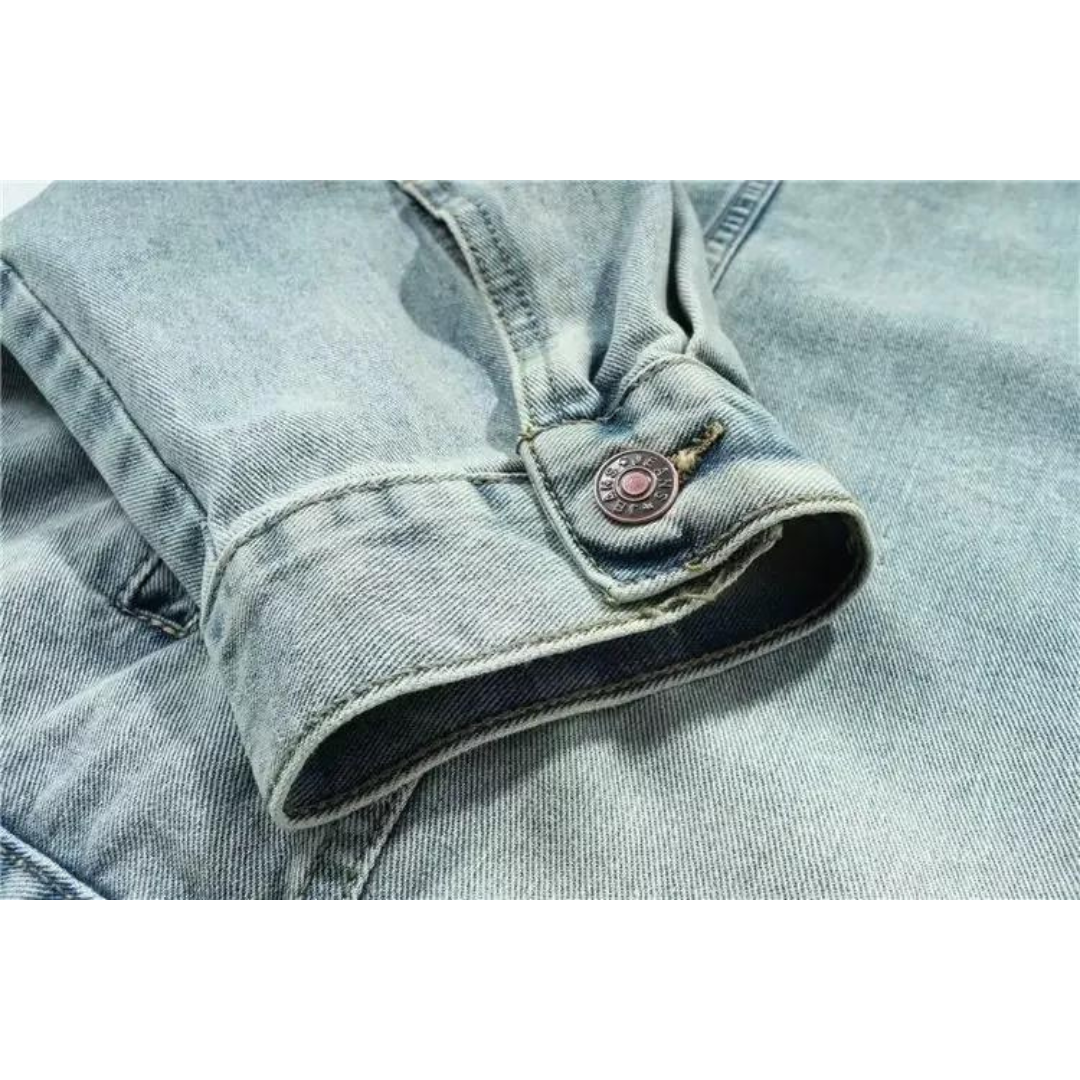 Viranluxe Washed Denim Hoodie