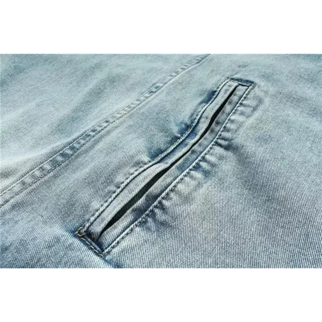 Viranluxe Washed Denim Hoodie