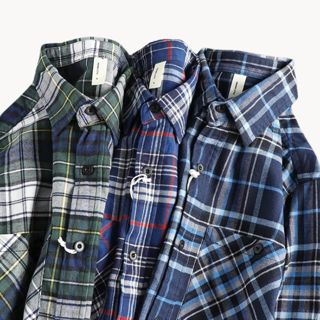 Viranluxe Modern Plaid Shirt