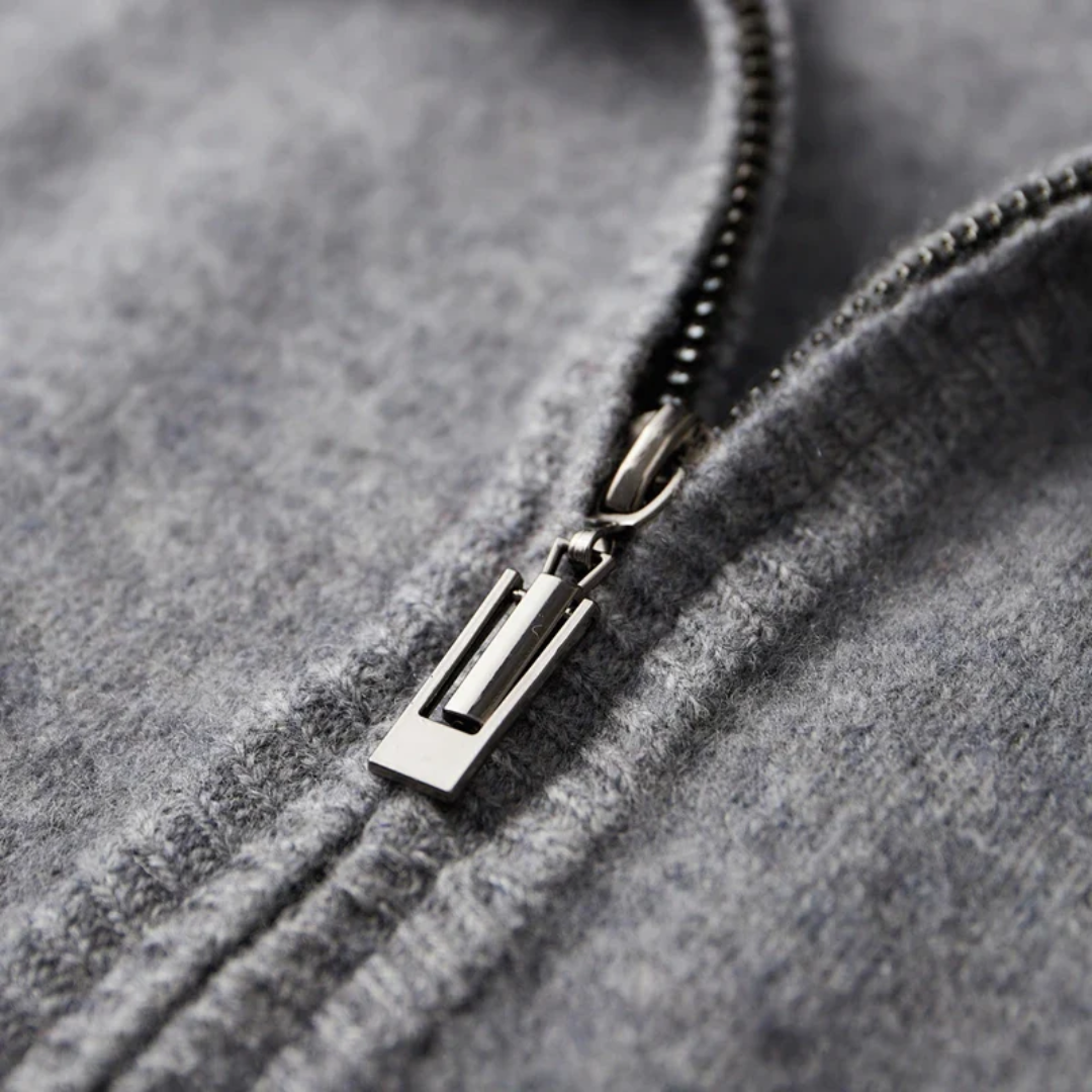 Viranluxe Sleek Zip-up Modern Sweater