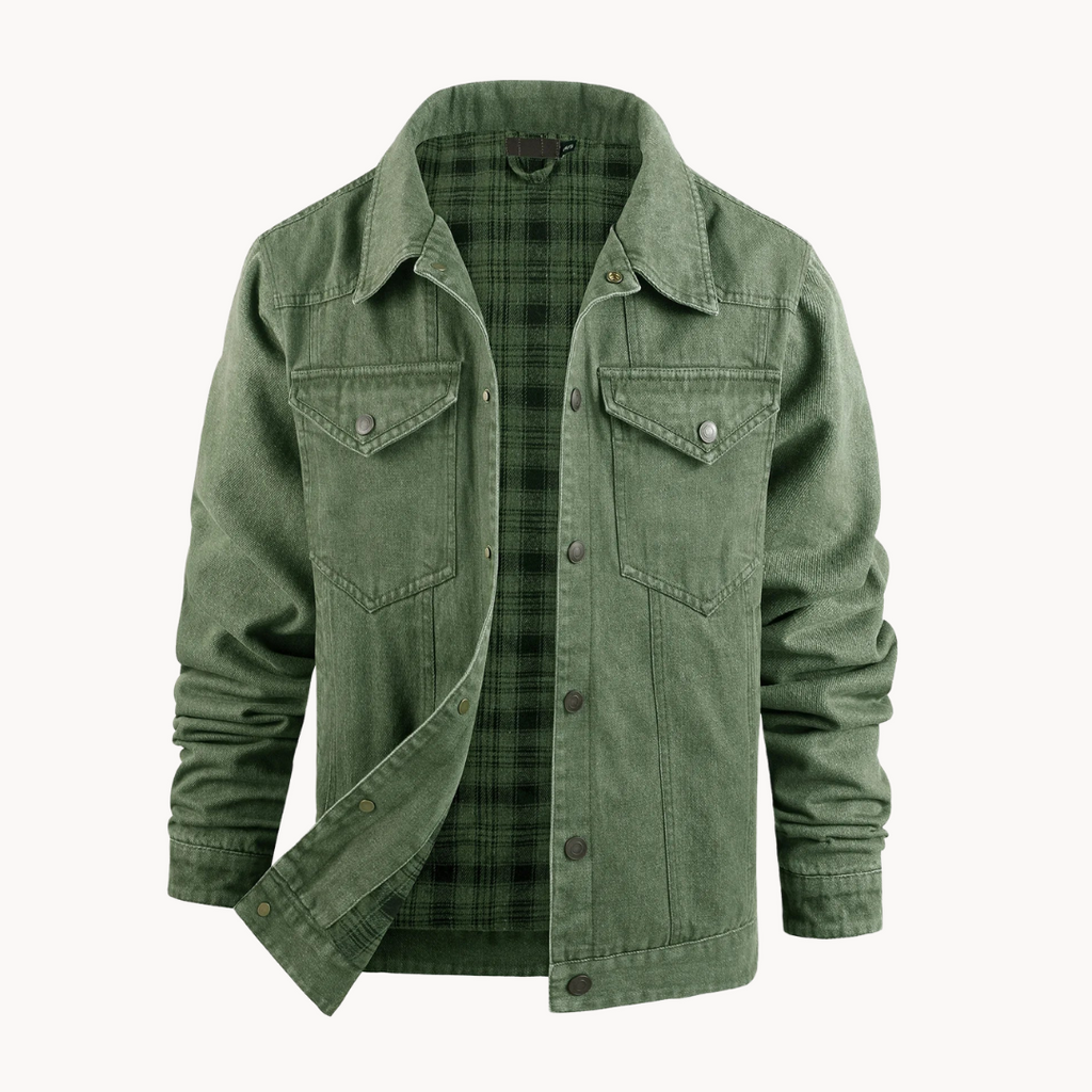 Viranluxe Classic Rugged Denim Jacket