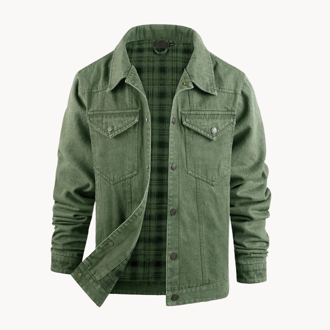 Viranluxe Classic Rugged Denim Jacket