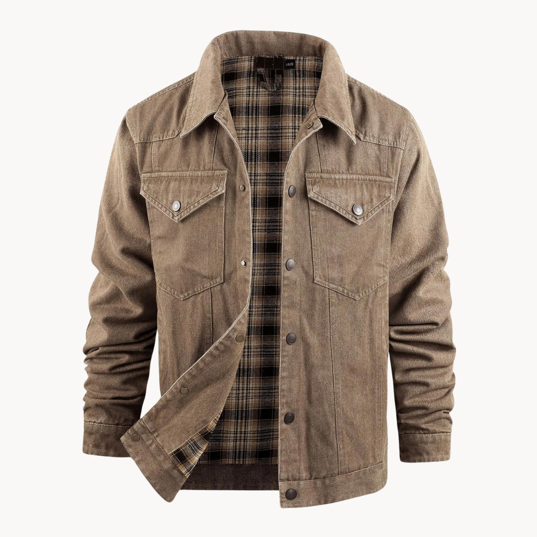 Viranluxe Classic Rugged Denim Jacket