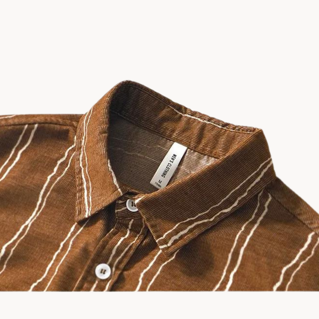 Viranluxe Casual Striped Button-up Shirt