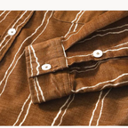 Viranluxe Casual Striped Button-up Shirt