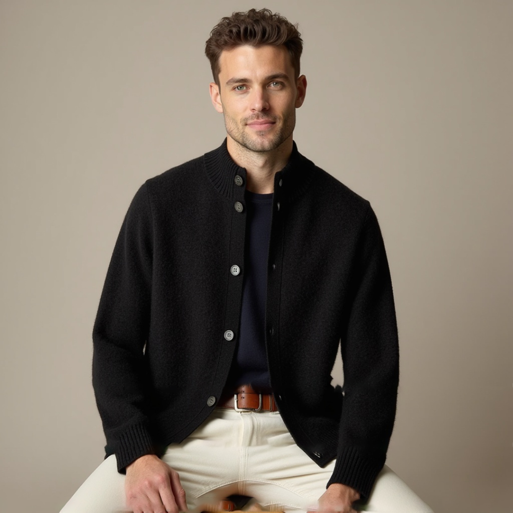 Viranluxe Modern Button-up Cardigan
