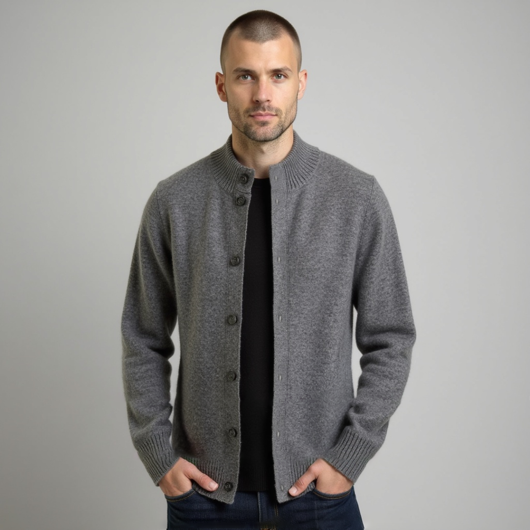 Viranluxe Modern Button-up Cardigan