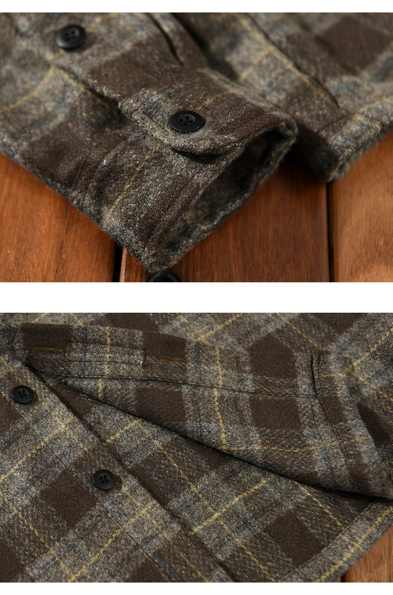 Viranluxe Versatile Plaid Flannel Shirt