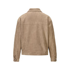 Viranluxe Suede Modern Cargo Jacket