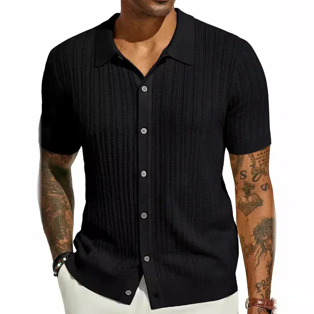 Viranluxe Lightweight Modern Knit Shirt