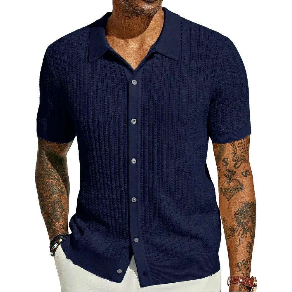 Viranluxe Lightweight Modern Knit Shirt