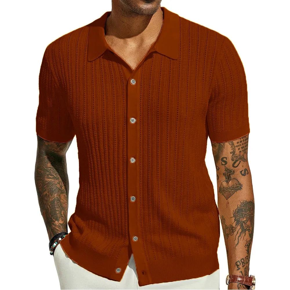 Viranluxe Lightweight Modern Knit Shirt