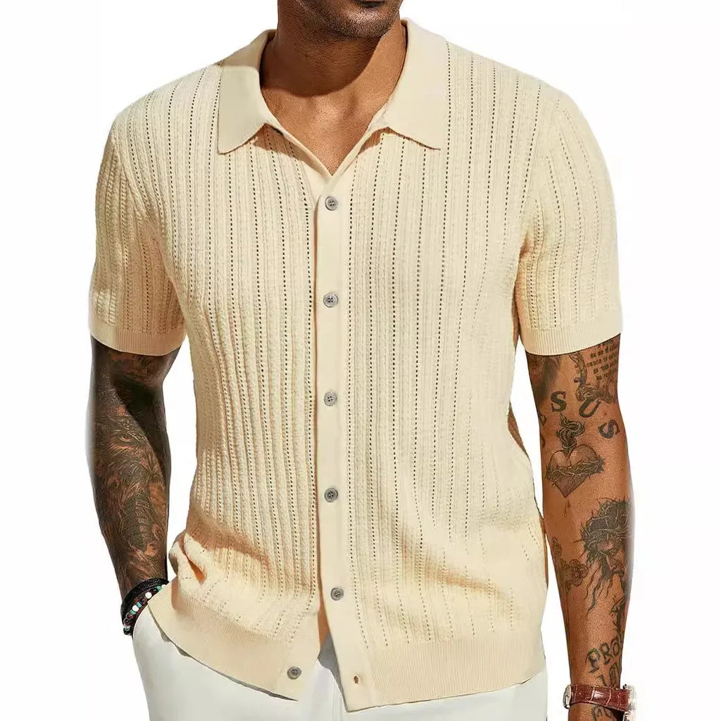 Viranluxe Lightweight Modern Knit Shirt