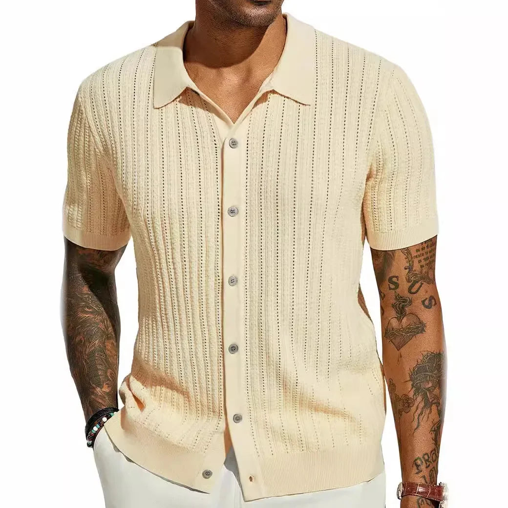 Viranluxe Lightweight Modern Knit Shirt