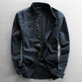 Viranluxe Modern Button-up Linen Cotton Shirt