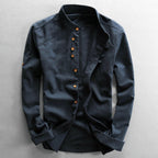 Viranluxe Modern Button-up Linen Cotton Shirt