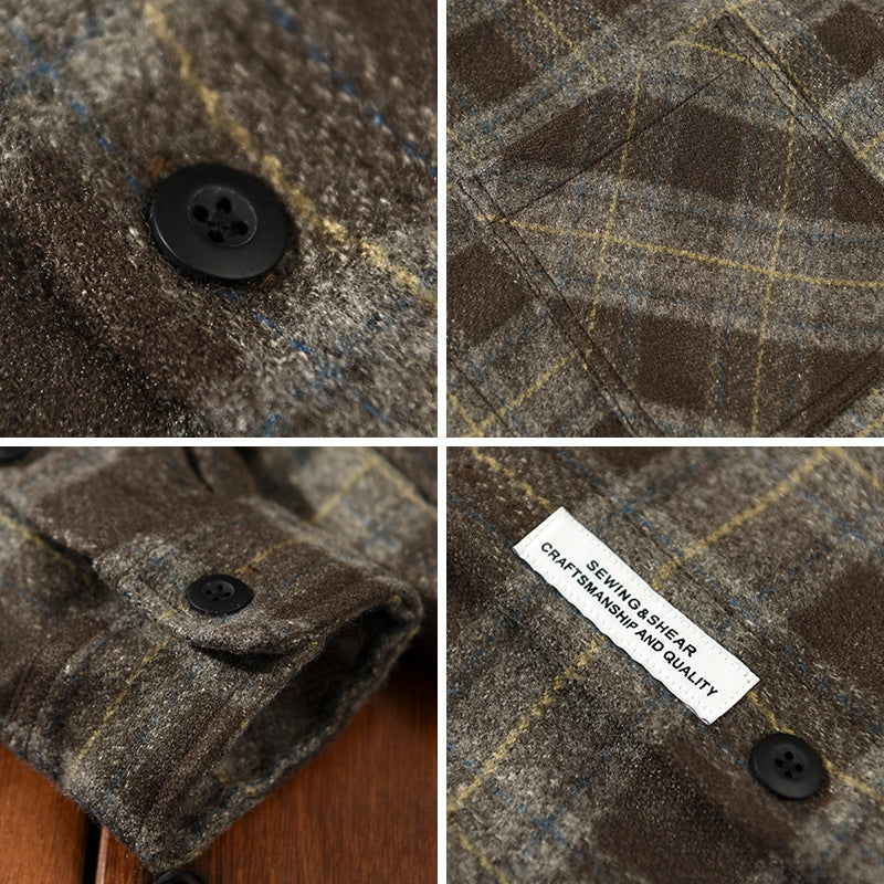 Viranluxe Versatile Plaid Flannel Shirt