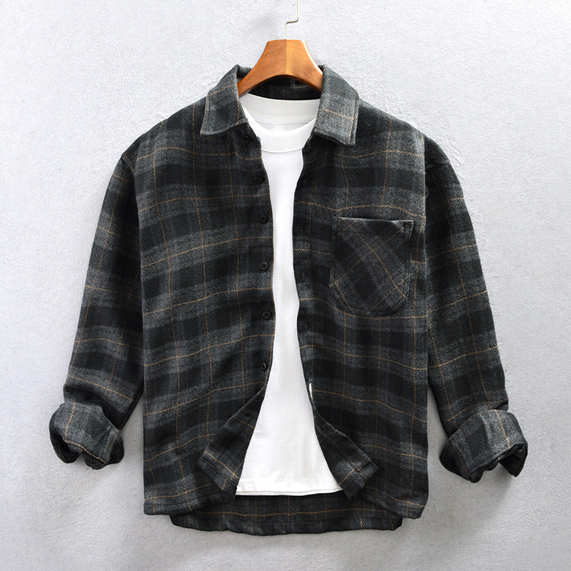 Viranluxe Versatile Plaid Flannel Shirt