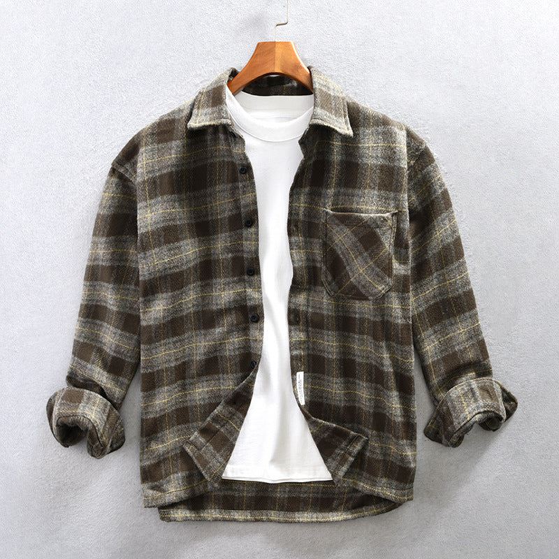 Viranluxe Versatile Plaid Flannel Shirt